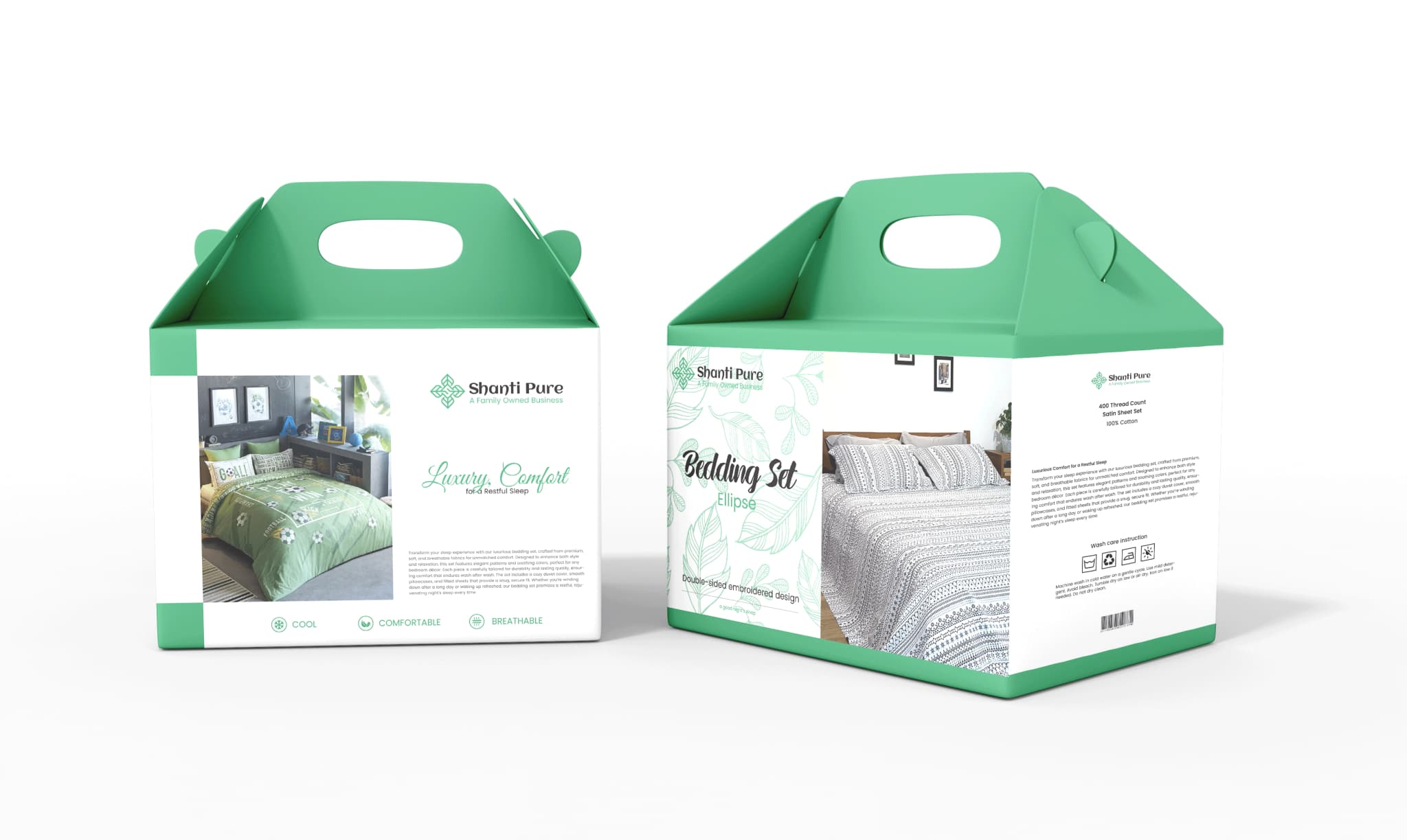 packaging bedsheet